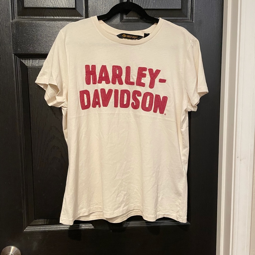 Harley Davidson T chain stitched tee shirt